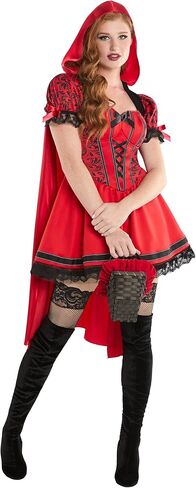 Spirit Halloween Adult Miss Red Riding Hood Costume | Fairytale Costumes | Sexy Costumes | Cosplay Costumes | Female Costumes in Saudi Arabia