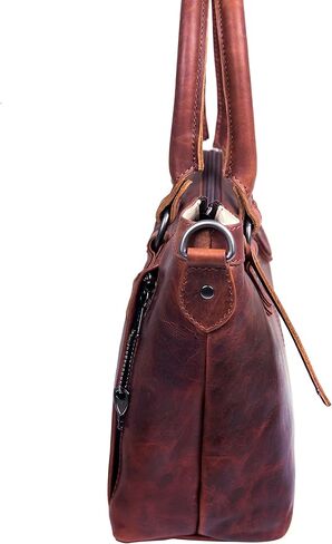 Lady Conceal Carry Sadie Satchel - Spacious Shoulder Bag Crossbody Purse with Universal Gun Holster & YKK Locking in Kuwait