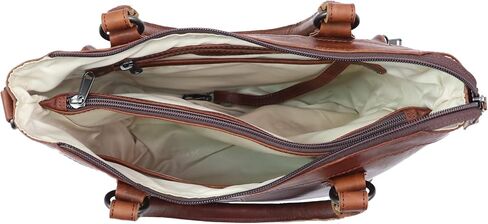 Lady Conceal Carry Sadie Satchel - Spacious Shoulder Bag Crossbody Purse with Universal Gun Holster & YKK Locking in Kuwait