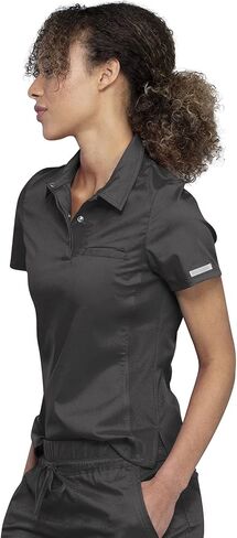 قميص بولو نسائي من Cherokee Scrubs Top Workwear Revolution قابل للثني من الأمام WW698 in Saudi Arabia