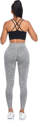 WANAYOU النساء بعقب رفع تجريب طماق عالية الخصر Scrunch بعقب اليوغا السراويل الجوارب in Kuwait