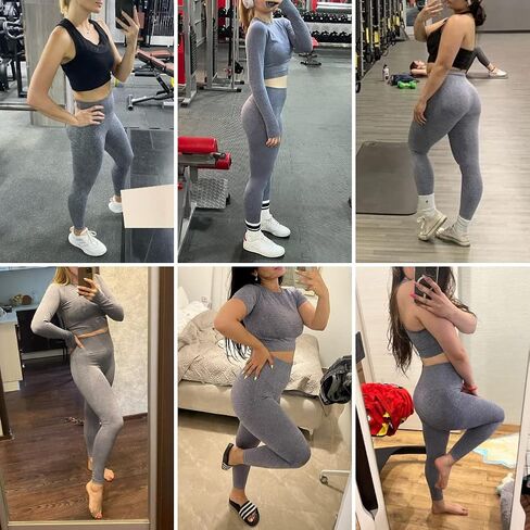 WANAYOU النساء بعقب رفع تجريب طماق عالية الخصر Scrunch بعقب اليوغا السراويل الجوارب in Kuwait