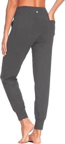 تحرك وراء زبداني لينة المرأة اليوغا ركض السراويل / كابريس 4 جيوب عالية الخصر خفيفة الوزن Sweatpants تشغيل صالة السراويل in Kuwait