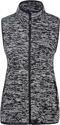 Zip Up Womens Vest with Zipper Pockets Athletic Sweater Fleece Vest Sleeveless Sweater Jacket in Saudi Arabia