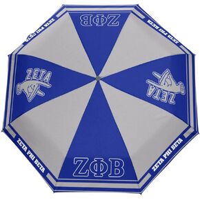 Bad Bananas BBGreek Zeta Phi Beta - مظلة - فتح وإغلاق تلقائي - البائع الرسمي - زينة كلاسيكية