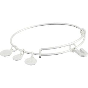 Alex and Ani Initial U III Bangle Bracelet