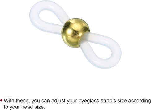 PATIKIL Eyeglass Chain Connector, Pack Adjustable Anti Slip Strap Holder Chain End Loop for Women Men Eyeglasses Sunglasses in Saudi Arabia
