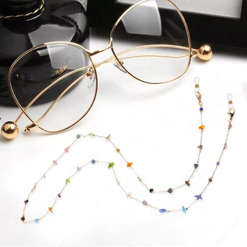 WLLHYF Eyeglass Chains for Women Eye Glasses Holders Around Neck Glasses Stylish Sunglass Eyewear Face Mask Cord Lanyard String for Girls Accessories in Saudi Arabia