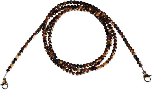 Qordelia حقيقية الطبيعية جوهرة الخرز سلسلة النظارة قلادة سوار حزام سلاسل النظارات للأطفال النساء الرجال in Kuwait