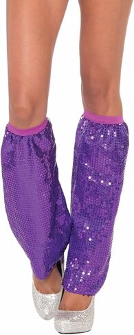 Forum Novelties womens Sequin Leg Warmers Costume Accessories, Purple, One Size US in Saudi Arabia