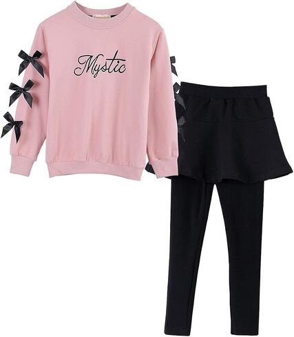 Urtrend Little Girls' Kids 2 Pieces Long Sleeve Top Pants Leggings Clothes Set Outfits in Kuwait