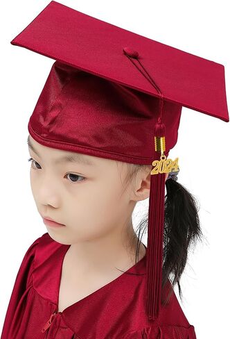 GraduationMall Shiny Kindergarten and Preschool Graduation Cap with 2024 Tassel in Kuwait