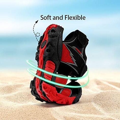 JMFCHI Boys Girls Sports Sandals Summer Kids Closed Toe Outdoor Sandals Athletic Water Shoes Sandals Child Pool Beach Sandals Quick Drying Slip Resistant in Kuwait