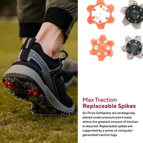 SQAIRZ Freedom Women's Athletic Golf Shoes, Golf Shoes, Designed for Balance & Performance, Replaceable Spikes, Waterproof, Golf Shoes Women with Spikes, Womens Golf Shoes, Golf Footwear in Saudi Arabia