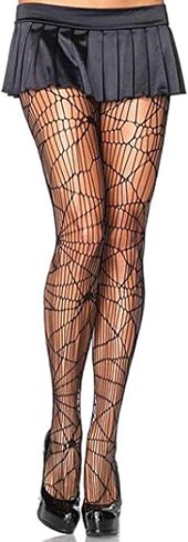 جوارب نسائية من KADBLE، جوارب شبكية ضيقة على شكل جمجمة، شبكة صيد السمك، زي الهالوين، 3 أزواج in Kuwait