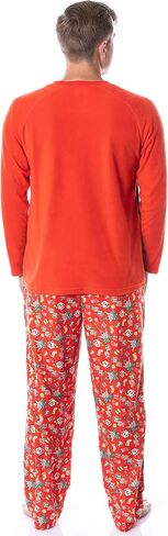 Nickelodeon Mens' SpongeBob SquarePants Krabby Christmas Pajama Set in Saudi Arabia