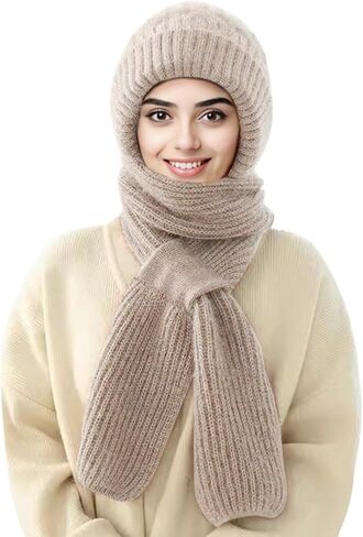 وشاح Sumolux المتكامل لحماية الأذن المقاوم للرياح، حياكة مرنة سميكة ودافئة لحماية الأذن الملتصقة في الشتاء in Saudi Arabia