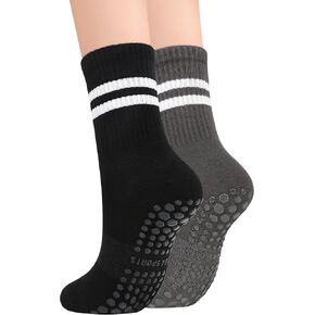 Pilates Socks with Grips for Women Barre Socks Yoga Socks for Women Non Slip Socks Mens Hospital Socks Sticky Socks in Kuwait