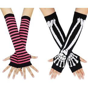 Chengfengup Arm Warmers Winter Fingerless Gloves Knit Warmers with Thumb Hole for Women Girls in Saudi Arabia
