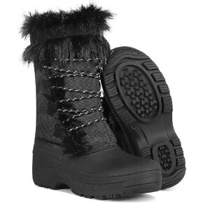 Lovee Cosee Snow Boots for Women Waterproof Warm Winter Wide Calf Boots Non-slip Work shoes in Kuwait