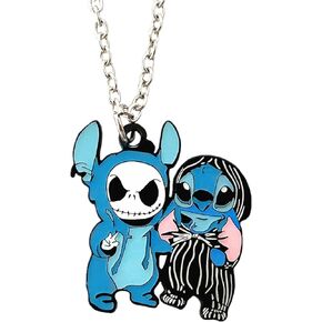 DEZHAN Horror Halloween Stith The Nightmare Before Christmas Jack Necklace, Metal Torque for Girls Women and Men, Zinc, No Gemstone in Kuwait