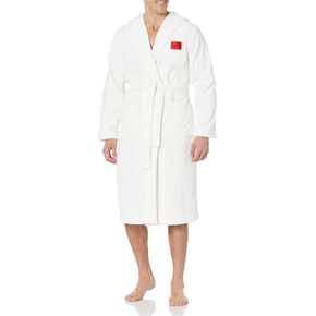 HUGO Mens Knee Length Hooded Terry Robe in Saudi Arabia