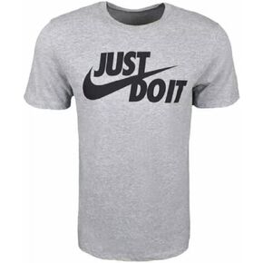 تي شيرت Nike للأولاد برسومات "Just Do it" (قياس 1، العمر، 2_سنة، 3_سنوات، قياسي، DK Gray Heather، 3T) in Kuwait