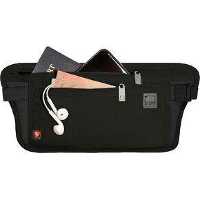 Lewis N. Clark RFID Blocking Money Belt Travel Pouch Waist Stash + Credit Card, Id, Passport Holder for Women & Men