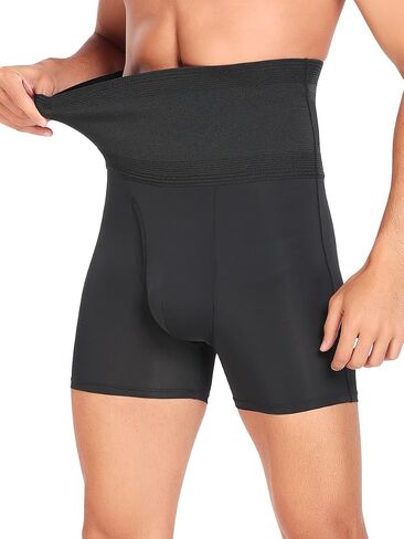 bslingerie Men Slimming Tummy Control Shorts Compression High Waist Shapewear Hip Enhancer Brief in Saudi Arabia