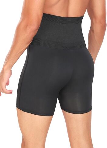 bslingerie Men Slimming Tummy Control Shorts Compression High Waist Shapewear Hip Enhancer Brief in Saudi Arabia