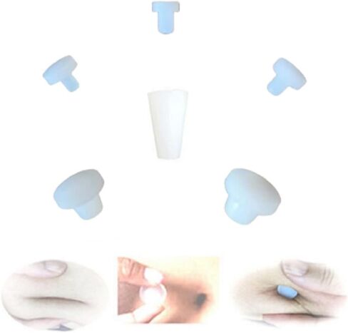 Belly Button Shaper after Tummy Tuck Navel Trainer Belly Button Plug post OP 6 different Sizes for Post Liposuction,Bariatric Surgery or Umbilical Hernia Repair(Pack of 6) White in Saudi Arabia