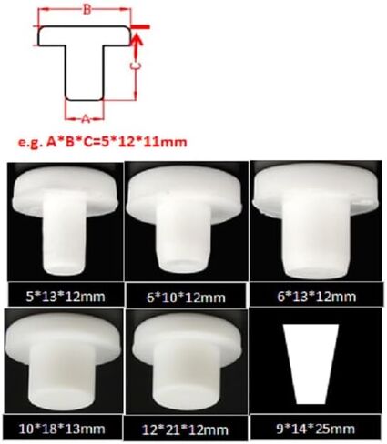 Belly Button Shaper after Tummy Tuck Navel Trainer Belly Button Plug post OP 6 different Sizes for Post Liposuction,Bariatric Surgery or Umbilical Hernia Repair(Pack of 6) White in Saudi Arabia