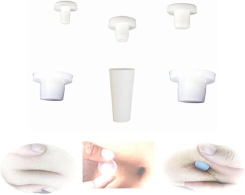 Belly Button Shaper after Tummy Tuck Navel Trainer Belly Button Plug post OP 6 different Sizes for Post Liposuction,Bariatric Surgery or Umbilical Hernia Repair(Pack of 6) White in Saudi Arabia