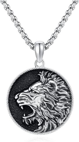 AOSAIB النمر رئيس قلادة S925 الفضة الاسترليني النمر قلادة للرجال النساء 3D الحيوان رئيس قلادة قلادة لفتاة صبي الهيب هوب مغني الراب قلادة النمر المجوهرات هدية عيد الميلاد هدية in Kuwait