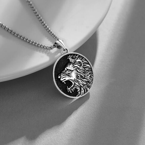 AOSAIB النمر رئيس قلادة S925 الفضة الاسترليني النمر قلادة للرجال النساء 3D الحيوان رئيس قلادة قلادة لفتاة صبي الهيب هوب مغني الراب قلادة النمر المجوهرات هدية عيد الميلاد هدية in Kuwait
