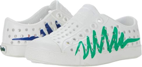Native Shoes Jefferson Print (Toddler/Little Kid) Shell White/Shell White/Four Scribbles 6 Toddler M in Saudi Arabia