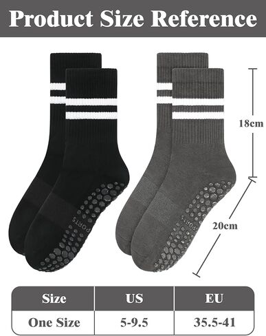 Pilates Socks with Grips for Women Barre Socks Yoga Socks for Women Non Slip Socks Mens Hospital Socks Sticky Socks in Kuwait