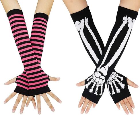 Chengfengup Arm Warmers Winter Fingerless Gloves Knit Warmers with Thumb Hole for Women Girls in Saudi Arabia