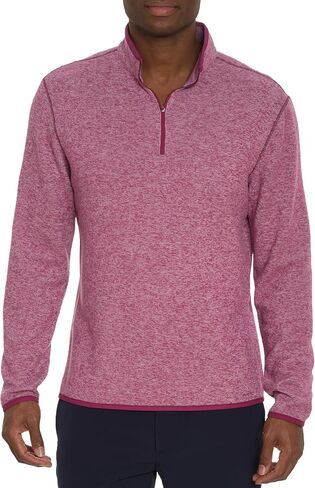Robert Graham Men’s Cariso Long-Sleeve 1/4-zip Knit Pullover Shirt in Saudi Arabia
