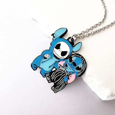 DEZHAN Horror Halloween Stith The Nightmare Before Christmas Jack Necklace, Metal Torque for Girls Women and Men, Zinc, No Gemstone in Kuwait