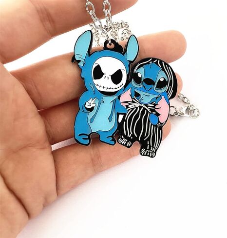 DEZHAN Horror Halloween Stith The Nightmare Before Christmas Jack Necklace, Metal Torque for Girls Women and Men, Zinc, No Gemstone in Kuwait