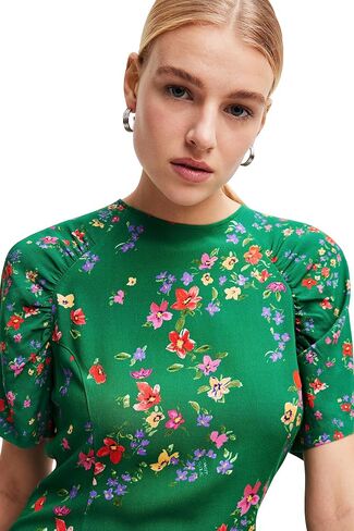 Desigual Women's Woman Woven Dress Short Sleeve in Saudi Arabia