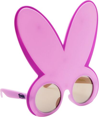 نظارات شمسية رسمية من Sun-Staches Peeps إكسسوار أزياء UV400 قناع أرنب طويل للأذن أزرق وردي أرجواني أصفر مقاس واحد يناسب الجميع in Kuwait