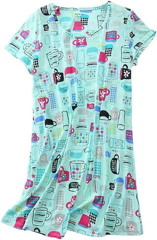 SKAYS Nightgowns for Women,Night Gowns for Adult Women,Women's Nightgowns & Sleepshirts,Nightgowns for Women in Saudi Arabia