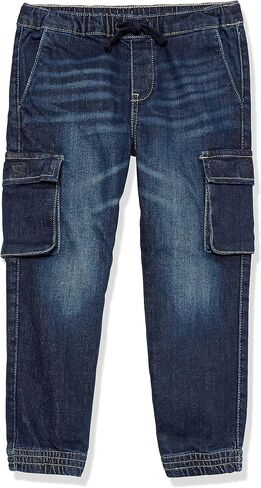 GUESS boys Stretch Denim Cargo Pants Pants in Saudi Arabia
