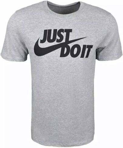 تي شيرت Nike للأولاد برسومات "Just Do it" (قياس 1، العمر، 2_سنة، 3_سنوات، قياسي، DK Gray Heather، 3T) in Saudi Arabia