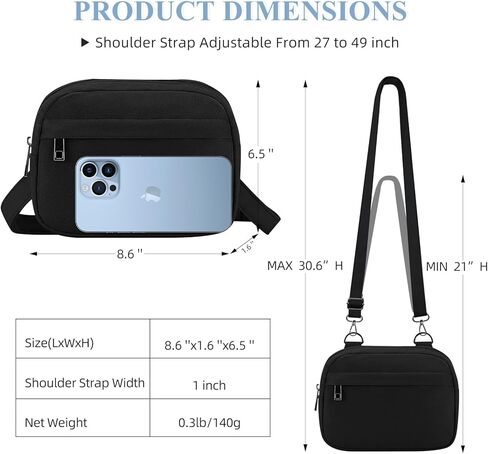 MAXTOP Small Crossbody Bags for Women Belt Bag Fanny Pack with Adjustable Strap in Kuwait