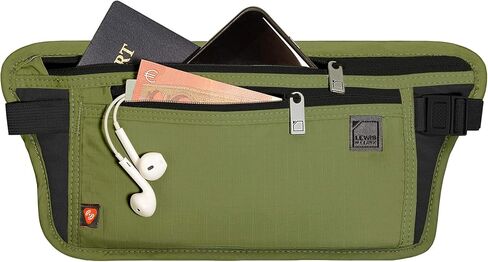 Lewis N. Clark RFID Blocking Money Belt Travel Pouch Waist Stash + Credit Card, Id, Passport Holder for Women & Men in Saudi Arabia