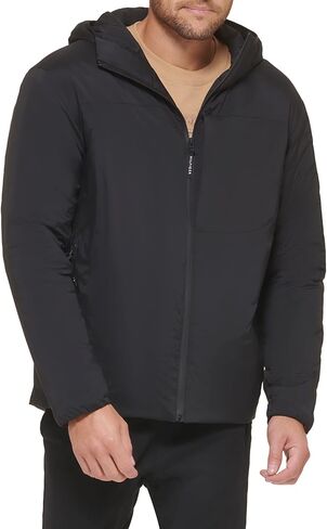 Tommy Hilfiger Men's Stretch Performance Filled Rain Jacket in Saudi Arabia