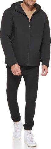 Tommy Hilfiger Men's Stretch Performance Filled Rain Jacket in Saudi Arabia